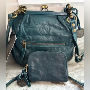 Wanderers Travel The Versailles Evening Crossbody with Coin Pouch NWT